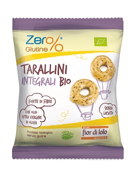 Zero% Glutine - Tarallini Integrali Bio 30 grammi - FIOR DI LOTO