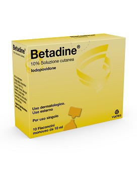 Betadine 10% Soluzione Cutanea 10 flaconcini da 10 ml - MYLAN