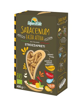 Saracenum - Pasta Attiva Strozzapreti 400 grammi - SAPORE DI SOLE