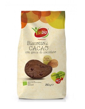Biscotto al Cacao con Gocce di Cioccolato 250 grams - VIVIBIO