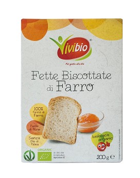 Fette Biscottate di Farro 200 grammes - VIVIBIO