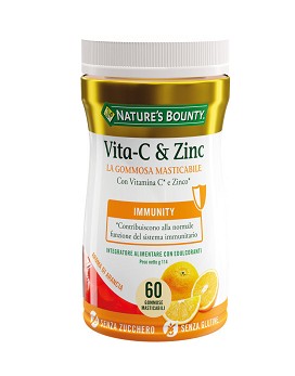 Vita-C & Zinc 60 caramelle gommose - NATURE'S BOUNTY