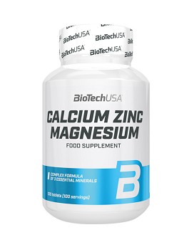 Calcium Zinc Magnesium 100 tavolette - BIOTECH USA