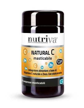 Nutriva - Natural C Masticabile 60 chewable tablets - CABASSI & GIURIATI