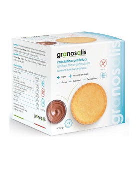 Crostatina Proteica Gluten Free Gianduia 3 x 50 g - GRANOSALIS
