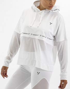 Lady Sweatshirt Colour: White/White - YAMAMOTO OUTFIT