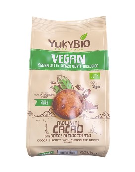 YukyBio - Biscotti al Cacao con Gocce di Cioccolato 250 grammi - SOTTO LE STELLE