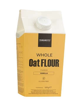 Whole Oat Flour Vanilla Flavour 500 grammi - YAMAMOTO NUTRITION