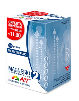 Magnesio 2 Puro Polvere 150 grams - LINEA ACT