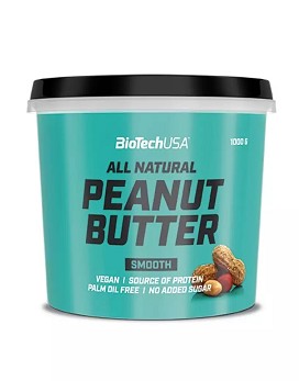 Peanut Butter Smooth 1000 grams - BIOTECH USA