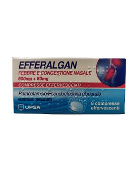 Efferalgan - Febbre e Congestione Nasale 8 compresse - UPSA