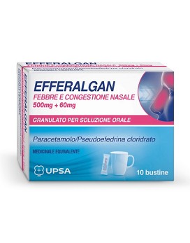 Efferalgan - Febbre e Congestione Nasale 10 bustine - UPSA