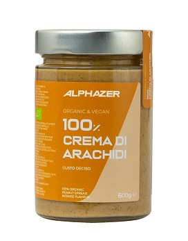 100% Crema di Arachidi Gusto Deciso 600 grammi - ALPHAZER
