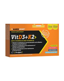VitD3+K2 30 softgels - NAMED SPORT
