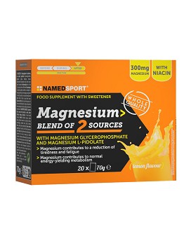 Magnesium Blend of 2 Sources 20 sachets of 70 grams - NAMED SPORT