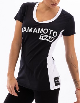 Woman T-shirt Yamamoto® Team Color: Negro - YAMAMOTO OUTFIT