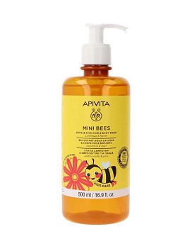 Mini Bees - Gentle Kids Hair & Boby Wash Calendula & Honey 500 ml - APIVITA