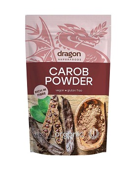 Carob Powder - Carruba In Polvere Biologica 200 g - DRAGON_SUPERFOODS