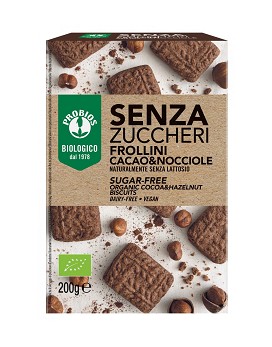 Frollini Cacao e Nocciole Senza Zuccheri 200 g - PROBIOS