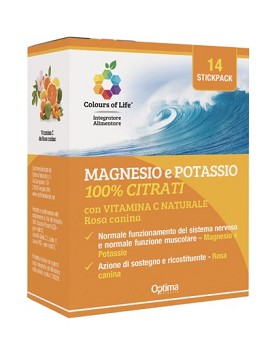 Magnesio e Potassio 100% Citrati + Vitamina C 14 stickpack - OPTIMA