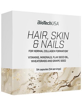 Hair, Skin & Nails 54 gélules - BIOTECH USA