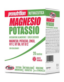 Magnesio e Potassio Arancia 20 bustine da 5,6 g - PRONUTRITION