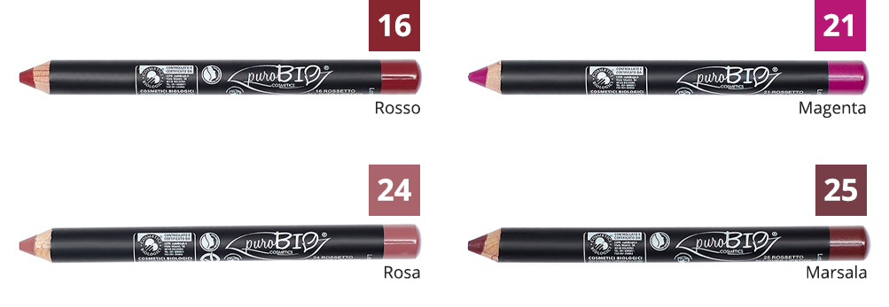 Purobio Cosmetics - Crayon rouge à lèvres all-over - IAFSTORE.COM