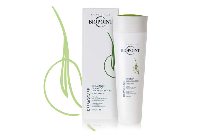 Biopoint - Dermocare - Talgregulierendes Shampoo neu ausbalancieren - IAFSTORE.COM