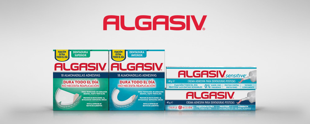 Algasiv - Cuscinetti Adesivi Dentiera Superiore - IAFSTORE.COM