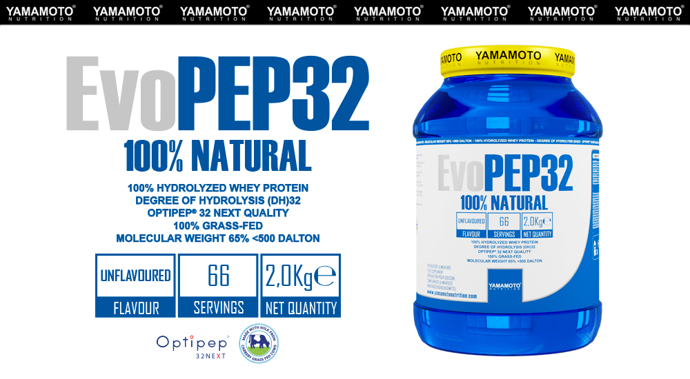 Yamamoto Nutrition - Evopep32 100% Natural - IAFSTORE.COM