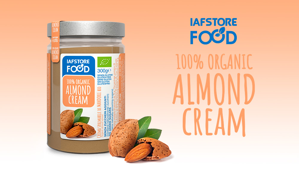 Iafstore Supplements - 100% Organic Almond Cream - IAFSTORE.COM