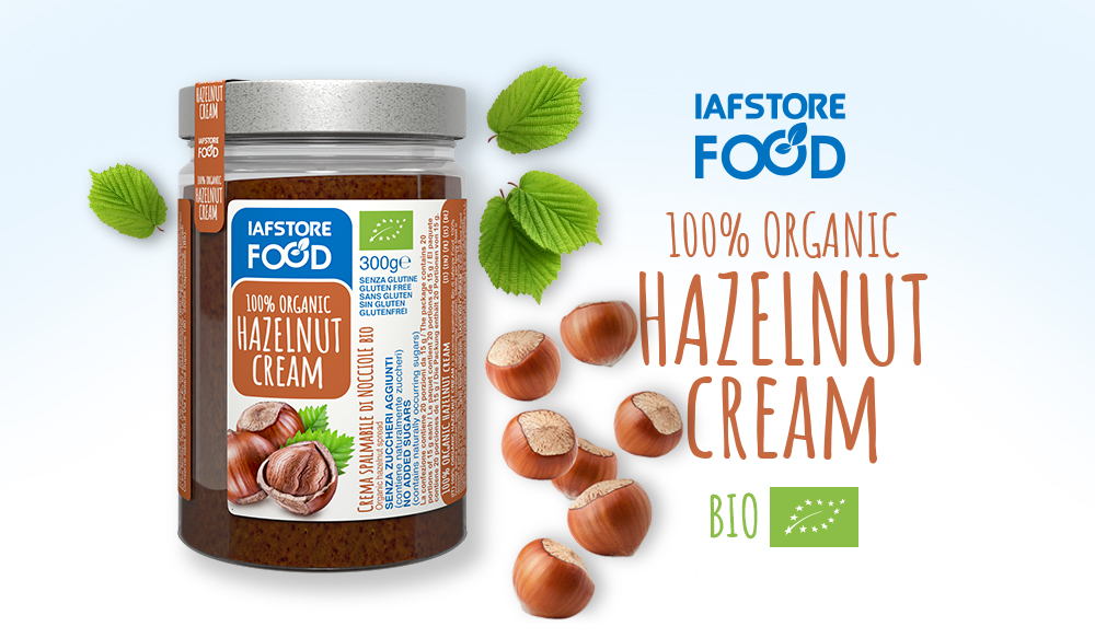 Iafstore Supplements - 100% Organic Hazelnut Cream - IAFSTORE.COM