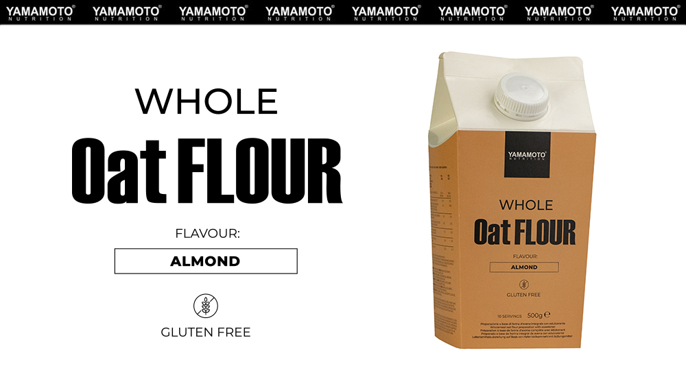 Yamamoto Nutrition - Whole Oat Flour Almond Flavour - IAFSTORE.COM