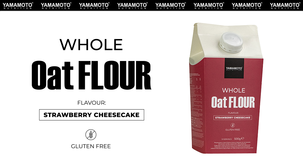 Yamamoto Nutrition - Whole Oat Flour Strawberry Cheesecake Flavour - IAFSTORE.COM