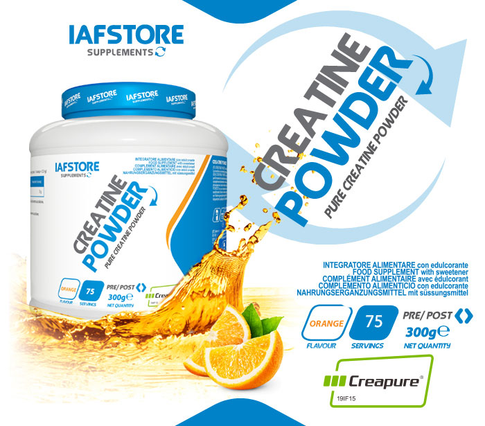 Iafstore Supplements - Creatine Powder Creapure® Quality - IAFSTORE.COM
